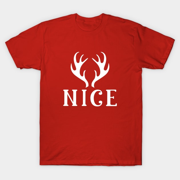 Nice Christmas List T-Shirt by Yule